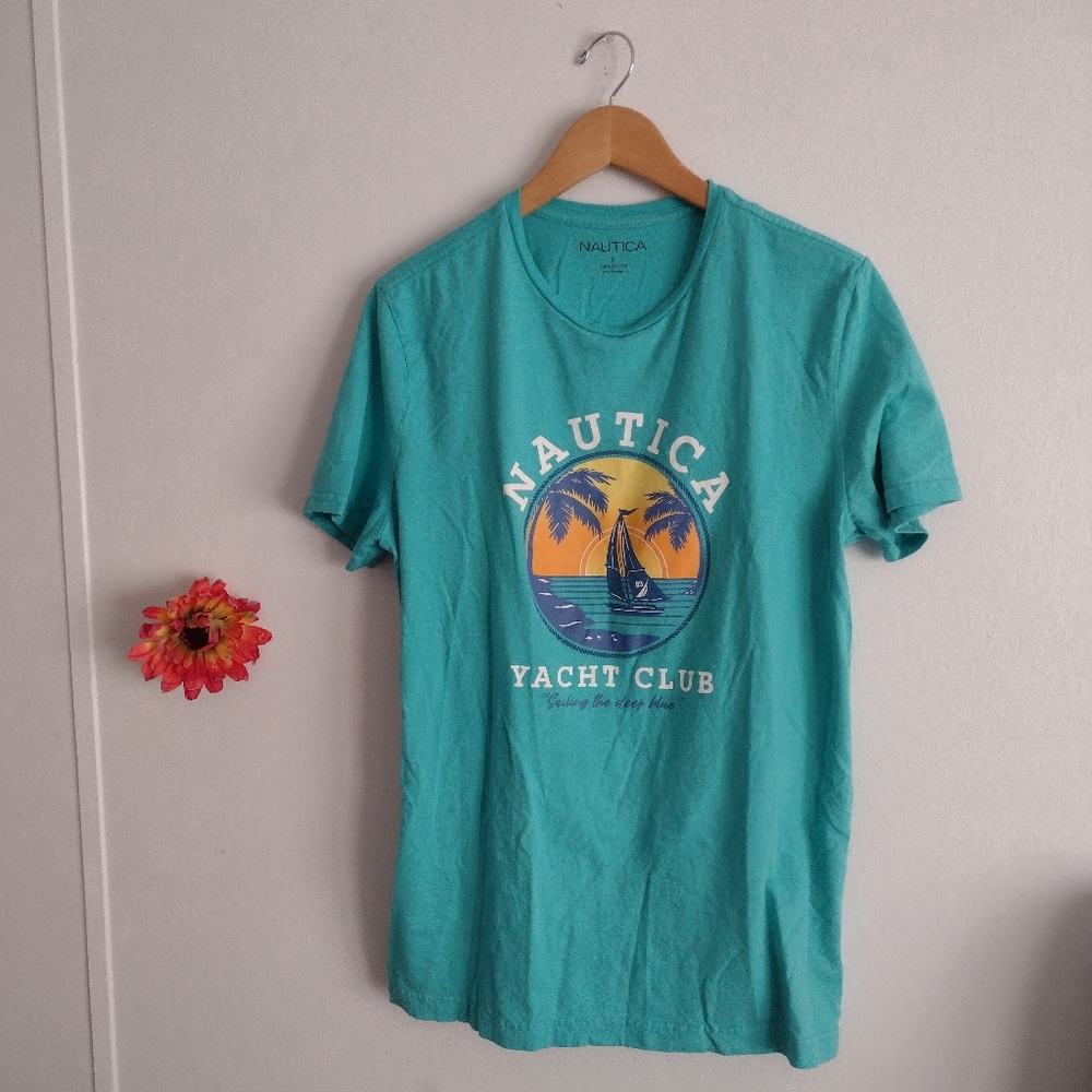 nautica large short sleeve tshirt